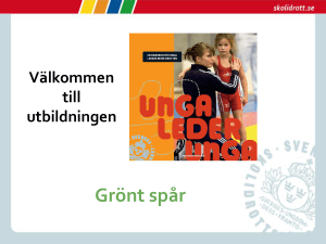 Presentationsmall Bas grön - Svenska Skolidrottsförbundet