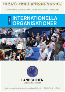 Internationella organisationer
