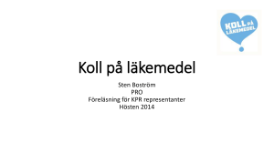 Andel (%) av befolkningen med * 10 läkemedel
