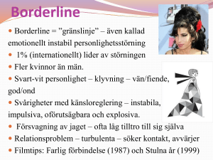 Borderline (instabil personlighet)