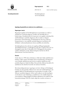 Uppdrag att genomföra studie av psykisk ohälsa
