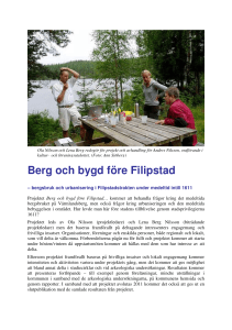 Berg och bygd före Filipstad
