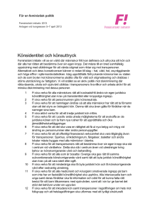 Könsidentitet och könsuttryck