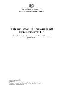 Folk som inte är HBT-personer är rätt ointresserade av HBT