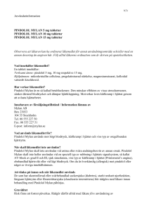 Pindolol Mylan tablet PL