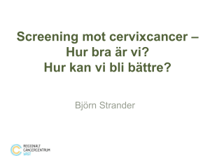 Psykologiska effekter av HPV-testning