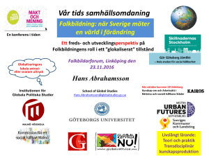 Vår tids samhällsomdaning
