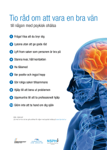 till någon med psykisk ohälsa