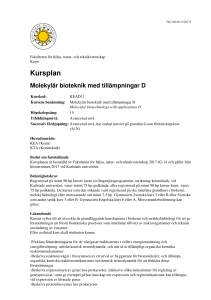 Kursplan - Karlstads universitet
