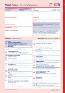 Wieslab Remiss - Autoimmundiagnostik