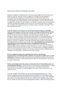 Linnéuniversitetets forskning i Glasriket Från de studier som