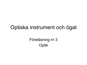 Opitiska instrument och ögat