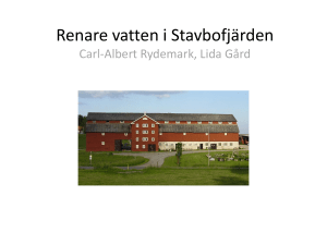 Presentation Carl-Albert Rydemark