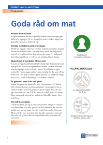 Goda råd om mat - Region Örebro län