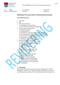 Riktlinjer för samverkan i Strömsunds kommun