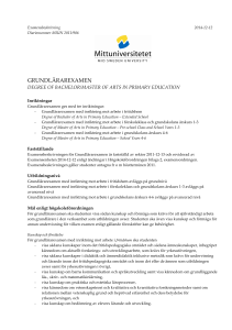 GRUNDLÄRAREXAMEN