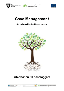 Case Management - Samordningsförbundet Stockholms stad