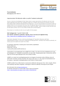 Pressmeddelande 110610