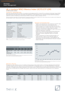 ETF Factsheet - DB X-Trackers