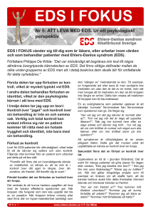 eds i fokus - EDS Riksförbund