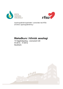 Metodkurs i klinisk sexologi