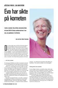 Eva Wirström - Populär Astronomi