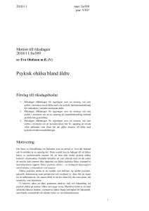 Motivering - Riksdagens öppna data