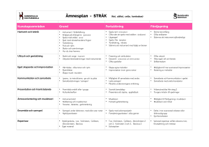 Ämnesplan - STRÅK pdf
