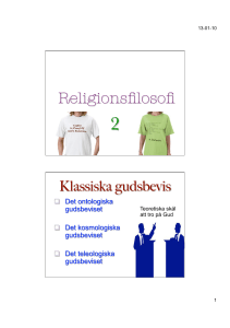 Teoretiska skäl att tro på Gud