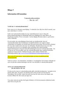 Bilaga 5 Information till hemsidan Vattenskyddsområden