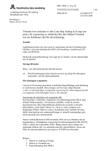 Exponering för elektriska och magnetiska fält