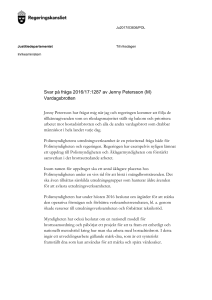 Ju2017/03836/POL Justitiedepartementet Inrikesministern Till