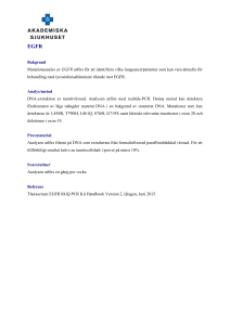 Mutationsanalys av EGFR