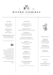 bistrosnerikes - Södermanlands