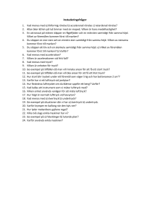 Instuderingsfrågor