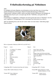 En möjlighet att kunna tillgodose sig information om hur man klarar