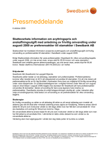 Pressmeddelande