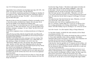 Luk 15:8-10 Förlorad och återfunnen