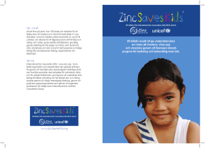 ZincSavesKids - NORDIC GALVANIZERS