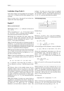 Ledtrådar (Ergo Fysik 1) Kapitel 7