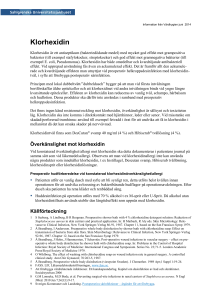 Klorhexidin - Laboratoriemedicin