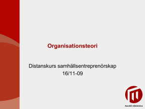 Organisationsteori