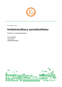 Kollektivtrafikens samhällseffekter