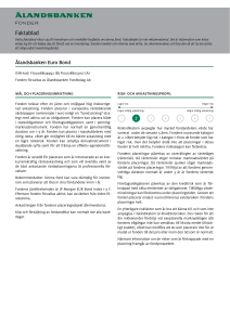 Faktablad - Ålandsbanken