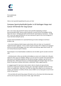 Compass!Sportryttarklubb!bjuder!in!till!tävlingen!Hopp!mot! Cancer