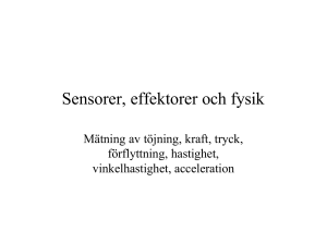 Sensorer, effektorer och fysik