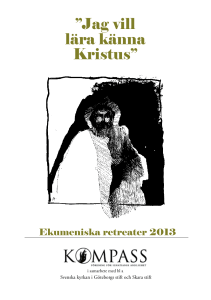 Jag vill lära känna Kristus