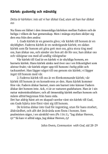 Kärlek Gudomlig och Mänsklig