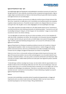 Iggesund Paperboard i topp – igen Kartongföretaget Iggesund
