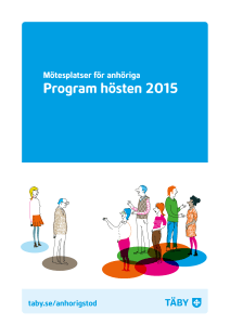 Program hösten 2015